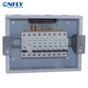 Single phase Lighting MCB DB Electrical power Plastic distribution box