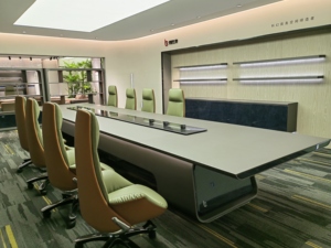 Phòng họp văn phòng hiện đại 14 16 18 20 22 chỗ ngồi sang trọng thông minh hình vuông bàn họp gỗ lớn dài dành cho giám đốc điều hành - Product Image 5