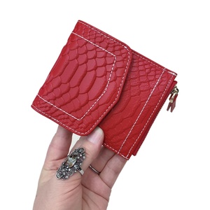 Boshiho Customized Animal Print <b>Card</b> <b>Holder</b> Purse Snake Skin Fashion Leather Wallet <b>Card</b> <b>Holder</b> for Women - Product Image 1