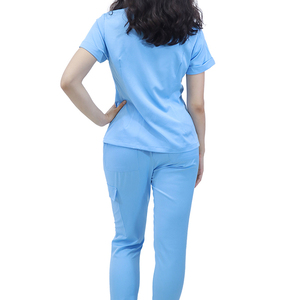 Vendeurs Combinaison de gommage une pièce Infirmière Uniforme Design Maillot de corps à manches courtes pour gommages - Product Image 4