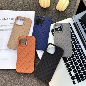 Ốp điện thoại TPU mềm họa tiết hình thoi giá xuất xưởng, tương thích với <span class=keywords><strong>iPhone</strong></span> 16 15 14 Pro Max - Product Image 3