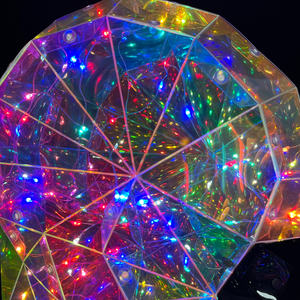 Artesanía Yingxiang, Calaveras Luminosas Iridiscentes de Material PET+LED Ecológico y Colorido, Decoración de Halloween de Alta Calidad para el Hogar - Product Image 5