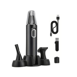 Épilateur 3 en 1 pour hommes Tondeuse à l'aine et à la balle pubienne imperméable pour hommes avec peigne réglable (noir) - Product Image 1