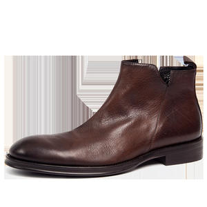 Bottes Chelsea montantes pour hommes, style mode, en cuir véritable fait main, respirantes, classiques et officielles - Product Image 3