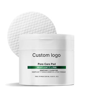 Tónico Facial en Almohadillas para Piel Sensible, con Extracto de Hoja de Corazón, PHA y Centella Asiática, Exfoliante Suave, Hidratante y Cero Poros, Marca Privada OEM - Product Image 1