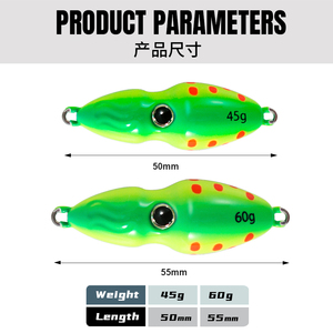 Señuelo de pesca Plantilla de metal 45g 60g interruptor Plantilla de metal señuelo luminoso cebra jigging señuelo velocidad agua salada <span class=keywords><strong>mar</strong></span> pesca en alta <span class=keywords><strong>mar</strong></span> - Product Image 3