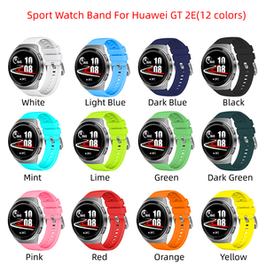 Trendybay Deportes <span class=keywords><strong>Correa</strong></span> de reloj de silicona Transpirable Pulsera de goma suave <span class=keywords><strong>Correa</strong></span> Compatible con <span class=keywords><strong>Huawei</strong></span> <span class=keywords><strong>GT</strong></span> <span class=keywords><strong>2E</strong></span> para <span class=keywords><strong>HUAWEI</strong></span> Bands - Product Image 2