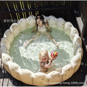 Inflatable Petal Water Pool For Children Baby Play Pool PVC Family Swimming Pool Home Outdoor Use - Product Image 4