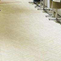 Pavés en pierre calcaire beige d'Asie, carreaux de sol en pierre calcaire beige, carreaux de pierre calcaire pour sols intérieurs et extérieurs