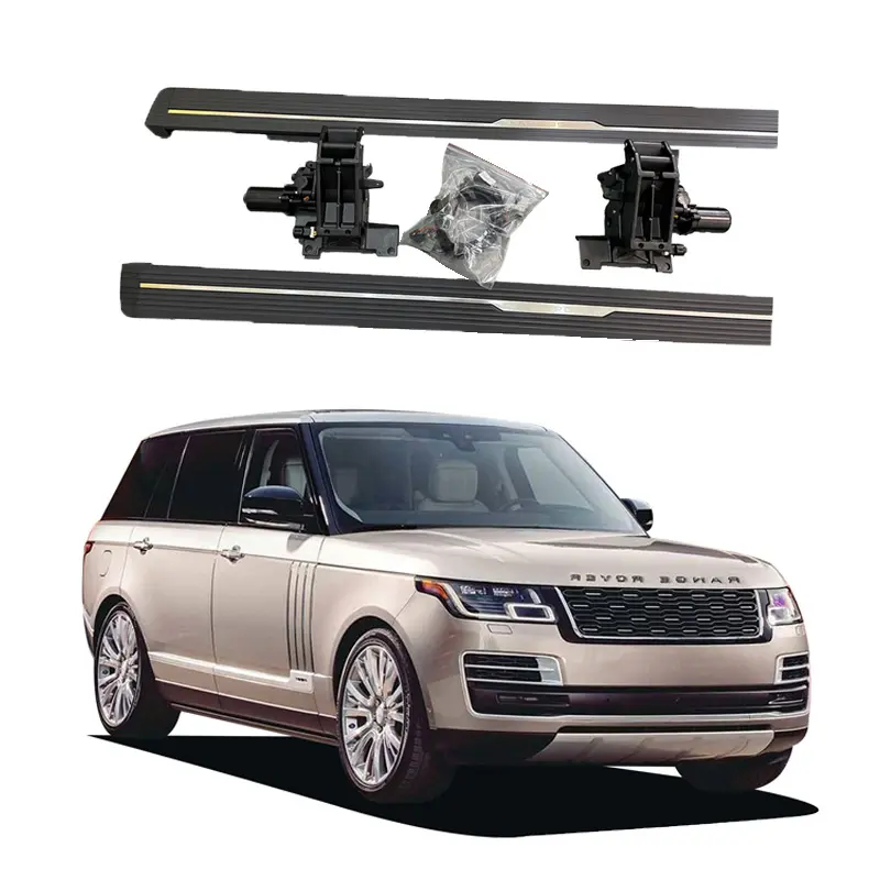 Landnovo Newest Model Electric Side Steps For Range Rover Vogue L405 2013-2020 Running Board Aluminum Electric Side Step