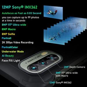 Blackview <span class=keywords><strong>BV7100</strong></span> 6GB 128GB 13000mAh Batterie Smartphone 6.58 Pouces FHD Étanche Téléphone Mobile Octa Core Android 12 NFC Téléphone Portable - Product Image 4