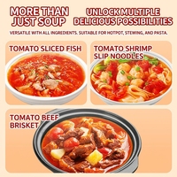 Factory Supply Wholesale Xiaolongkan Fermented Tomato Hotpot Soup Base 240g Rich Tomato Flavor High Nutrituion Instant Hotpot