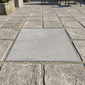 Dalles de pavage extérieures en porcelaine Earthan Dark de 20 mm d'épaisseur, rectifiées, robustes, 600x900 mm, pour allées et garages - Product Image 3