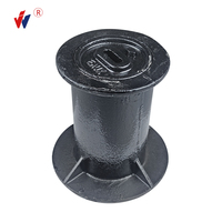 EN124 C250 pour protéger la boîte de compteur d'eau pour la lutte contre l'incendie avec la boîte de surface de peinture au bitume noir boîtes de bouche d'incendie