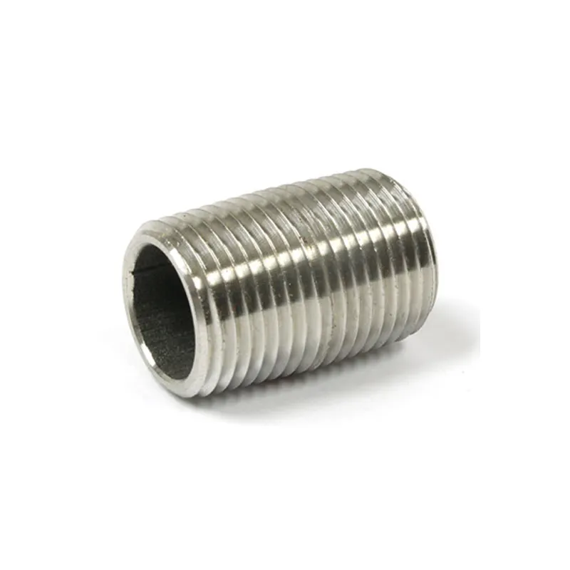 Stainless Steel Close Nipples 1/4'' 1/2'' 1'' x Close Sch 40 Threaded Both Ends (TBE) NPT Nipple