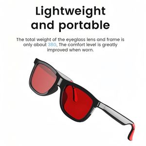 Traduction IA, Interprétation simultanée, Assistant vocal IA pour appels, Musique, Contrôle par bouton tactile, Lunettes intelligentes - Product Image 2