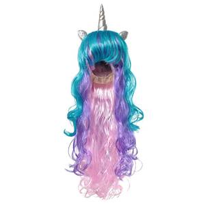 Robe de princesse d'anime pour filles, jupe tutu, robe licorne arc-en-ciel, costume de cosplay licorne multicolore pour fête - Product Image 4