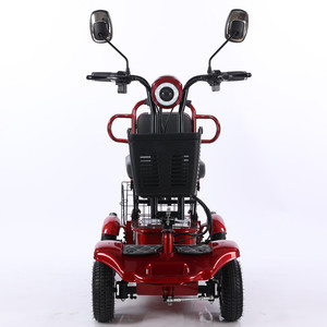 สกู๊ตเตอร์ไฟฟ้า 48V แบตเตอรี่ 12Ah พับได้ สำหรับผู้สูงอายุ พร้อมตะกร้าและกระจกมองหลัง - Product Image 5