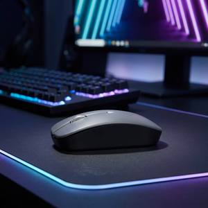 เมาส์เกมมิ่งไร้สาย HengYu Silent Triple-Mode แบบ Type-C 2 ปุ่ม ไม่มีไฟแบ็คไลท์ ออกแบบตามหลักสรีรศาสตร์ สำหรับมือขวา ใช้ได้ทั้งแล็ปท็อป/เดสก์ท็อป ใช้งานได้ทั้งสองมือ - Product Image 1