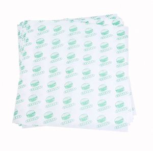 กระดาษห่อแฮมเบอร์เกอร์แบบกำหนดเอง กระดาษกันไขมันสำหรับห่อแซนวิช ชาวาห์ม กระดาษเคลือบแว็กซ์เกรดอาหาร - Product Image 1