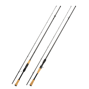 Oferta Especial: Caña de Pescar de Spinning y Casting de 1.98m/2.08m con Mango de Corcho 3A, T1100 + <span class=keywords><strong>M40X</strong></span> + Fibra de Carbono de 4 Ejes, Anillas FUJI y Top Ring SIC para Pesca de Lubina - Product Image 5
