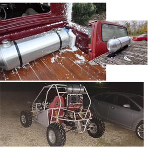 Goulot de remplissage sur réservoir de carburant tanque de gasolina externo para <span class=keywords><strong>auto</strong></span> Réservoir de stockage de carburant cylindrique en aluminium de 2 gallons pour tricycle à moteur - Product Image 5