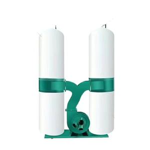 Collecteur de poussière industriel à double sac pour bois, incluant un moteur 3KW 4HP, et un collecteur de poussière sous vide 4KW très demandé pour machines à bois. - Product Image 1