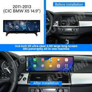 Pantalla <span class=keywords><strong>de</strong></span> Coche <span class=keywords><strong>Android</strong></span> X5 <span class=keywords><strong>de</strong></span> 14.9 Pulgadas, Navegación GPS, WIFI, Apple CarPlay, <span class=keywords><strong>Android</strong></span> Auto, Estéreo <span class=keywords><strong>de</strong></span> Audio <span class=keywords><strong>para</strong></span> BMW CIC X5 2011-2013 - Product Image 2