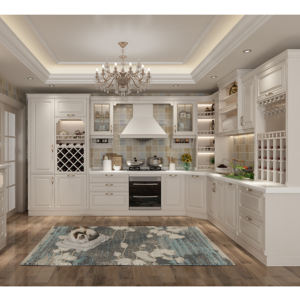 ตู้แขวนผนังครัวไม้จริงสไตล์ฝรั่งเศสแบบ<span class=keywords><strong>โม</strong></span>เดิร์น KUKU - Product Image 3