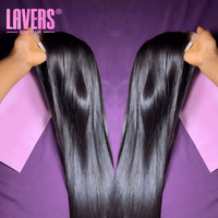 Perruque frontale complète en cheveux naturels mongols bruts, ultra-lisses, sans colle, avec dentelle HD suisse, pour femmes noires