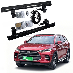 Estribos Eléctricos <span class=keywords><strong>de</strong></span> Lujo <span class=keywords><strong>de</strong></span> Aleación <span class=keywords><strong>de</strong></span> Aluminio, Retráctiles Automáticamente, Compatibles con BYD Tang, Song, Yuan, S7, Frigate 07, DM-i, DM-P, EV - Product Image 1