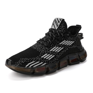 Zapatos deportivos para hombre, zapatos <span class=keywords><strong>de</strong></span> malla transpirable, zapatillas <span class=keywords><strong>de</strong></span> deporte para correr, zapatos con amortiguación <span class=keywords><strong>de</strong></span> aire <span class=keywords><strong>de</strong></span> un solo color, actividades al aire libre - Product Image 1