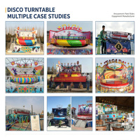 Manège Mini Disco Tagada 8 places, Petit manège tournant Disco Tagada