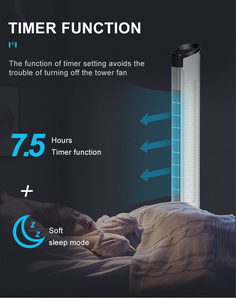 Ventilatore a Torre Oscillante Senza Pale, Portatile e Silenzioso, con Telecomando per Uso Esterno e Domestico - Product Image 5