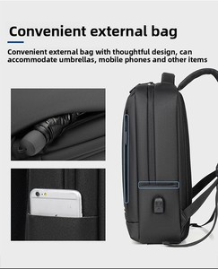 Cao cấp thời trang không thấm nước máy tính xách tay Ba lô qua biên giới kinh doanh người đàn ông của phụ nữ đi lại đi học Túi Polyester Oxford - Product Image 4