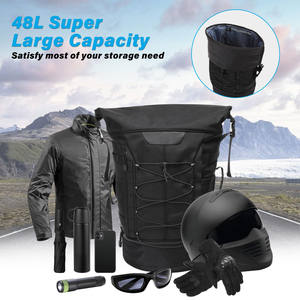 Sac à dos de moto imperméable LED Rider, sac de voyage rigide, sac de moto lumineux, sac de voyage, échantillon gratuit - Product Image 2