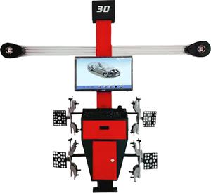 Precio de fábrica barato de alineador de ruedas equilibrio neumático de coche portátil 3D conjunto completo 4 máquina de alineación de ruedas para la venta - Product Image 1