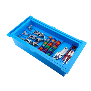 Double Layer <b>Sewing</b> Storage Drawer <b>Box</b> Large Capacity Plastic Organizer For Presser Foot Scissors Screwdrivers Accessories - Product Image 2