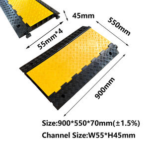 แผ่นยางพีวีซี4ช่องสำหรับใส่สายพลาสติกกันกระแทกความเร็วสูง - Product Image 3