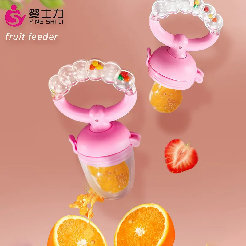 factory wholesale Baby Fruit Food Feeder Pacifier Silicone Fresh Fruit Feeder BPA Free baby products