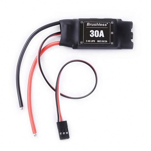 وحدة تحكم سرعة كهربائية بدون فرش 30A ESC 2-4S مع <span class=keywords><strong>5V</strong></span> 2A BEC لطائرة هليكوبتر متعددة التحكم عن بعد - Product Image 6