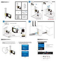 Adaptador WiFi 6E AX210 5374Mbps Externo Inalámbrico PCIE 2.4G/5G/6GHz Compatible con BT5.3 Tarjeta de Red para Windows 10/11 en Stock