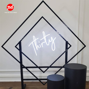Evento Decor Neon Croce di Luce, Amore Segno Al Neon per la Decorazione di Cerimonia Nuziale - Product Image 6