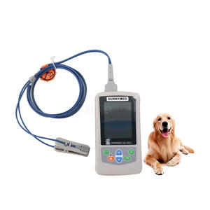 SY-W001N-1 portable léger pour animaux de compagnie signes vitaux moniteur de fréquence cardiaque oxymètre de clinique vétérinaire avec capteur vétérinaire Spo2 standard - Product Image 4