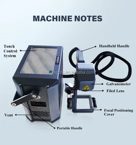 Mini handgeführte elektrische Laser-Markierungsmaschine für Stahl Metalle Kunststoff