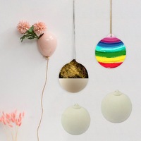 Peinture en céramique à suspendre pour enfants, Kit d'ornement de boule de noël, ensemble artisanal, jouets pour bricolage