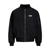 Blouson Bomber Homme Personnalisé OEM ODM Vente en Gros Logo Métallique Lettres Universitaires Baseball Noir Bordeaux Graphique Streetwear