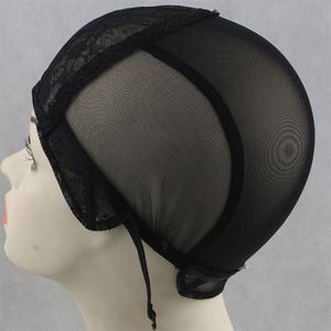 Nouvel Arrivage : Bonnets à dentelle <span class=keywords><strong>pour</strong></span> la <span class=keywords><strong>confection</strong></span> de perruques, couleur marron-noir, tailles S, M, L, <span class=keywords><strong>filet</strong></span> à cheveux <span class=keywords><strong>pour</strong></span> perruques - Product Image 6