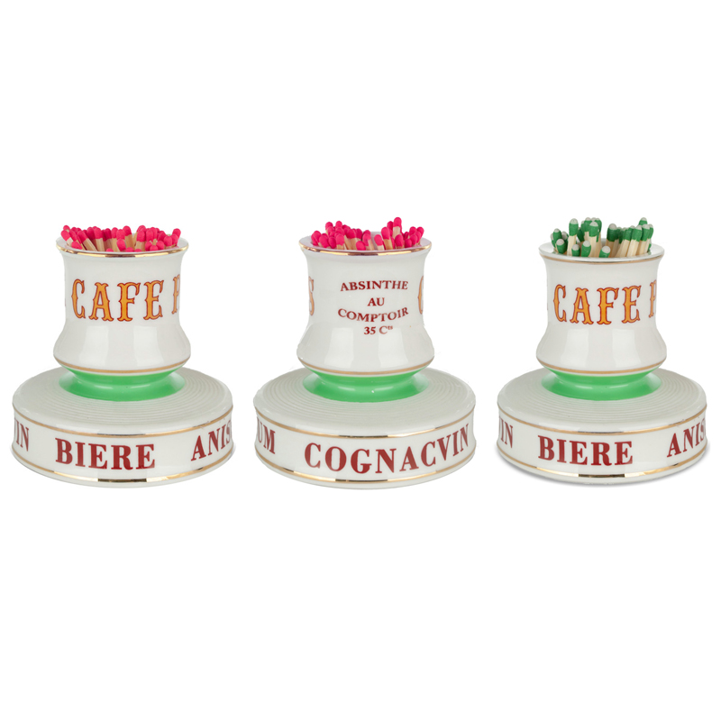 Пользовательский держатель для палочек Cafe Paris, керамический держатель для палочек, винтажный фарфоровый держатель для палочек