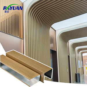 कस्टम एल्यूमीनियम वर्ग ट्यूब छत, फायरप्रूफ और नमी प्रतिरोधी, बड़े सुपरमार्केट, होटल और कला दीर्घाओं के लिए - Product Image 2